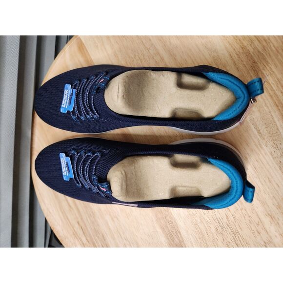 Skechers Summits Top Player Memory Foam Shoes | Women’s size 11 Wide Fit Navy - Picture 6 of 11